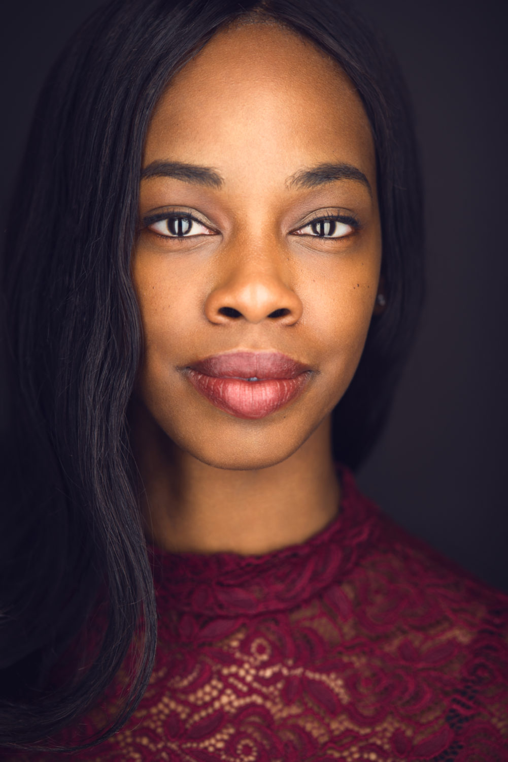 Close portrait of Fedna Jacquet