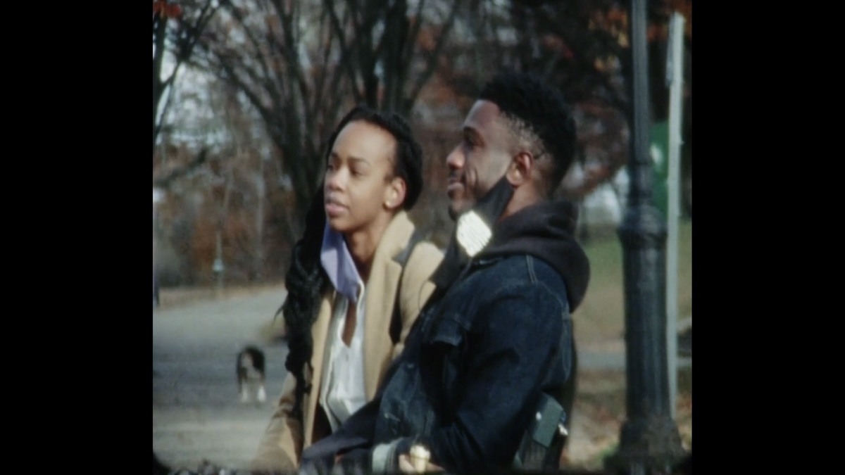 Fedna Jacquet and Marchánt Davis seated together in Murika